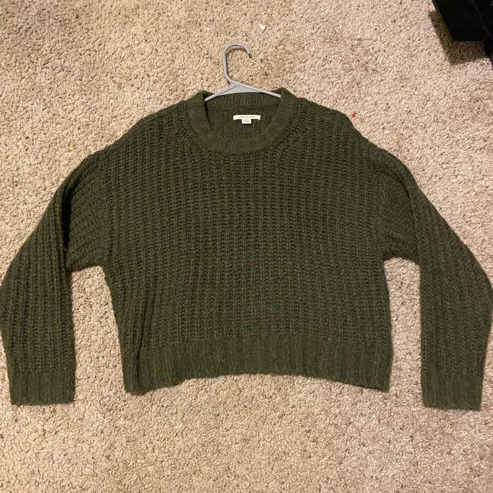 Olive Green American Eagle Sweater